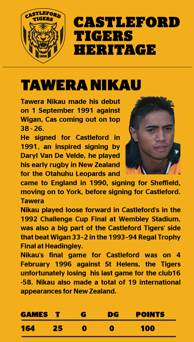 Profile of Tawera Nikau