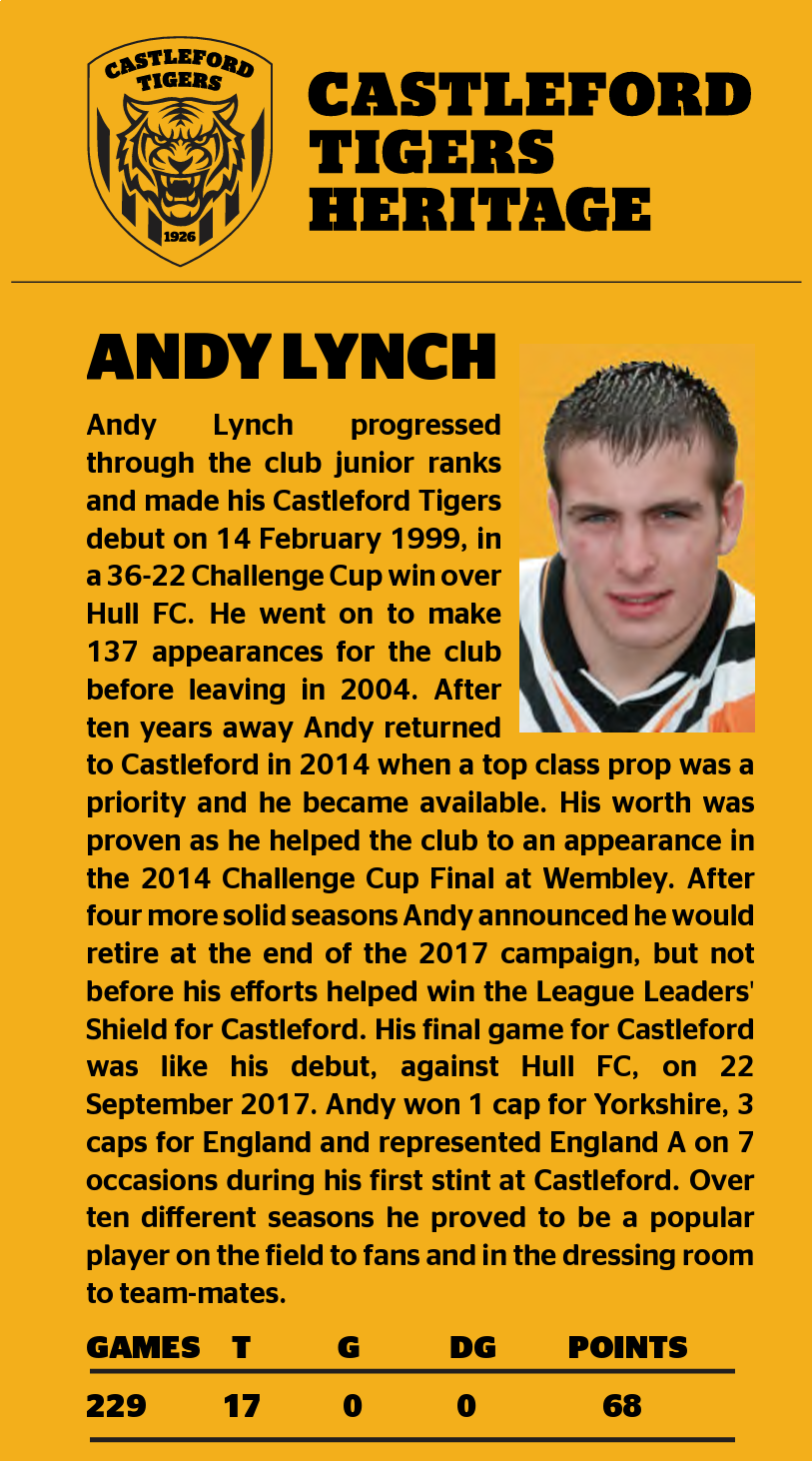 Profile of Andy Lynch