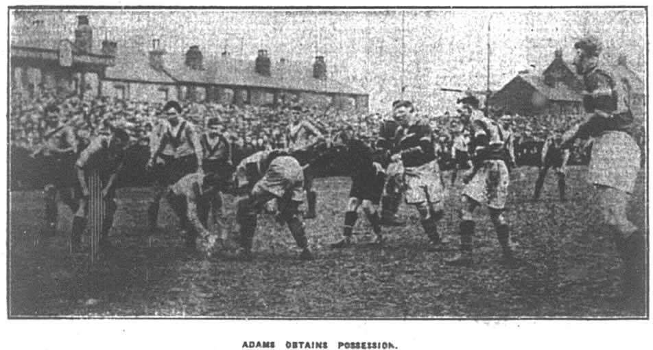 Photograph from the match