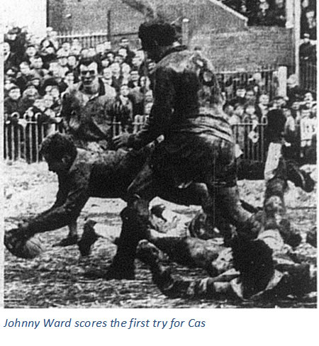 Photograph from the match