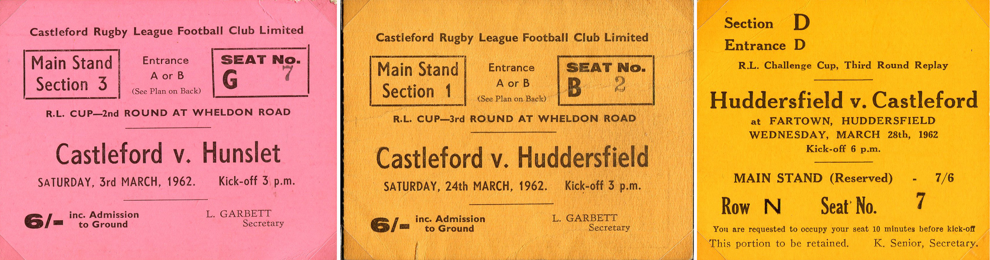 1961/62 memorabilia