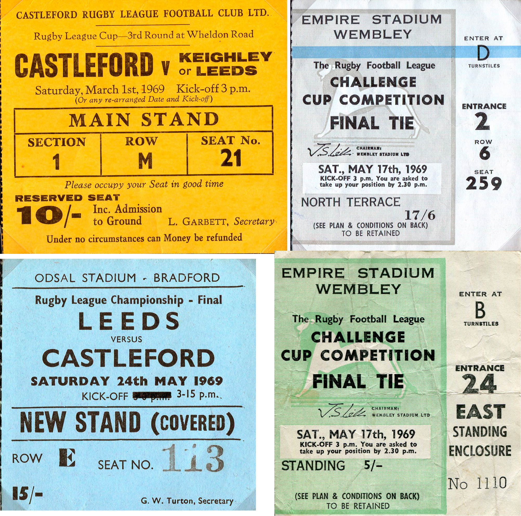 1968/69 memorabilia