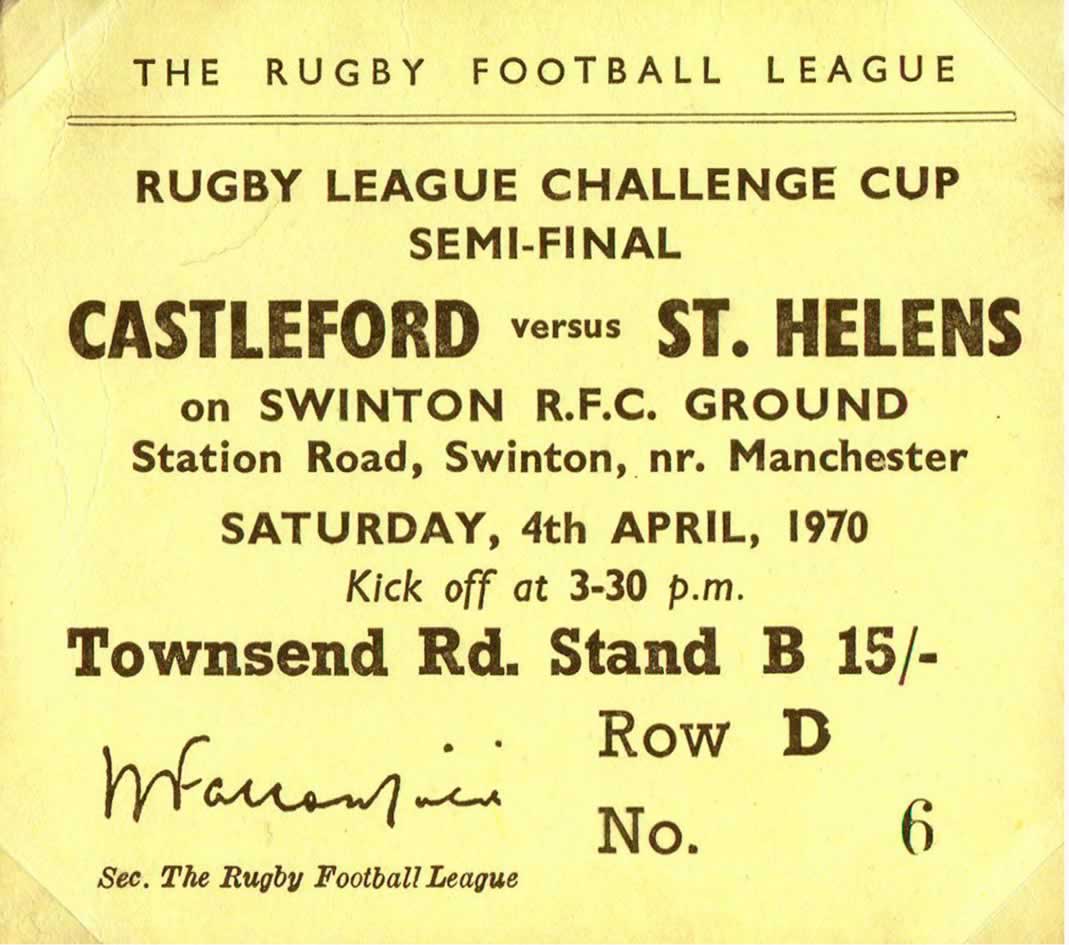 1969/70 memorabilia