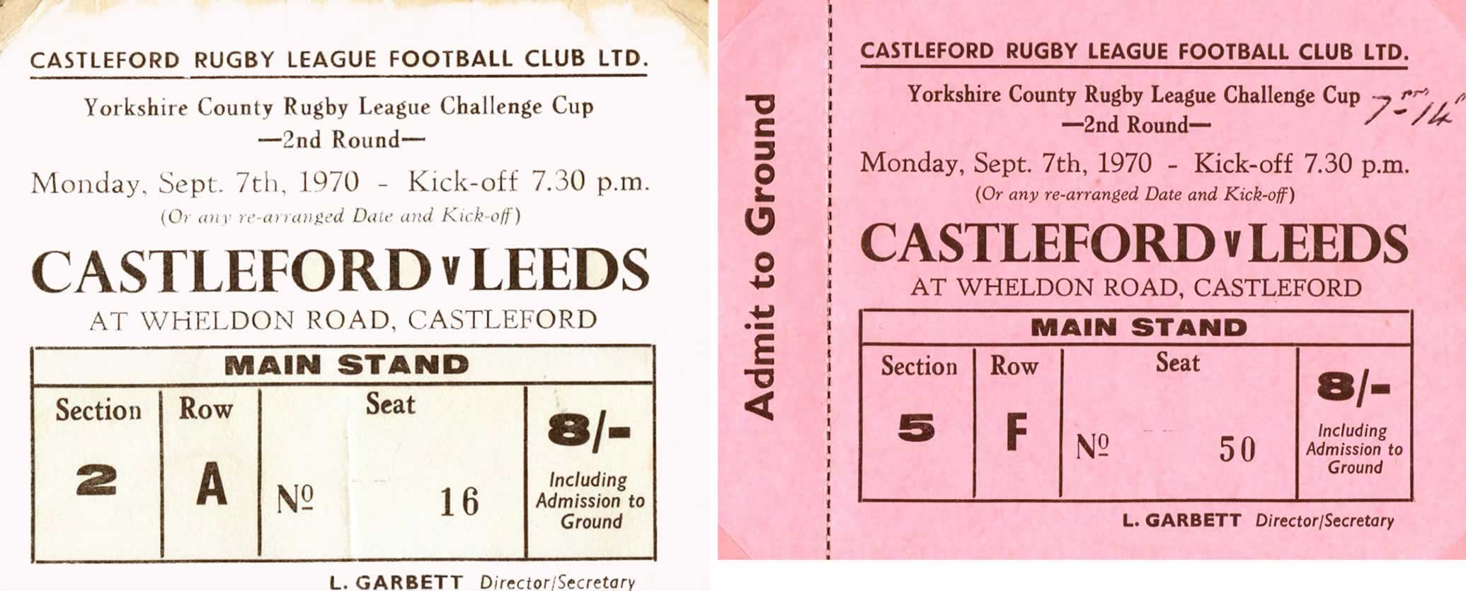 1970/71 memorabilia