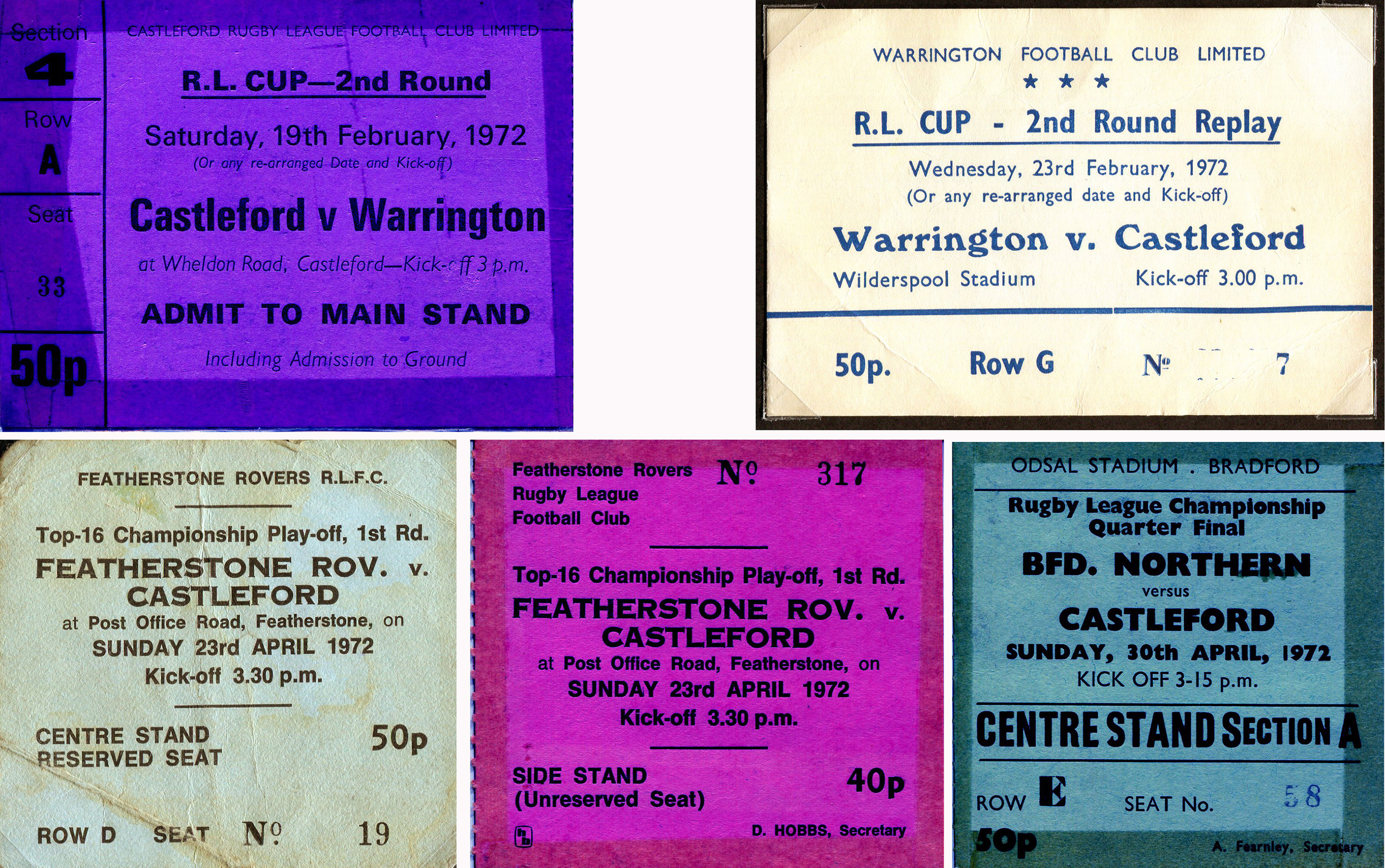 1971/72 memorabilia