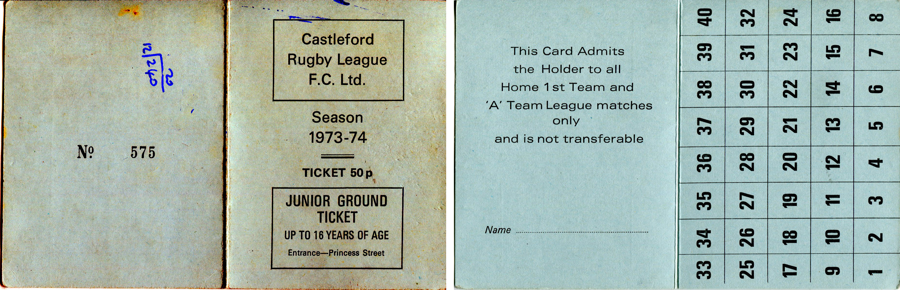 1973/74 memorabilia