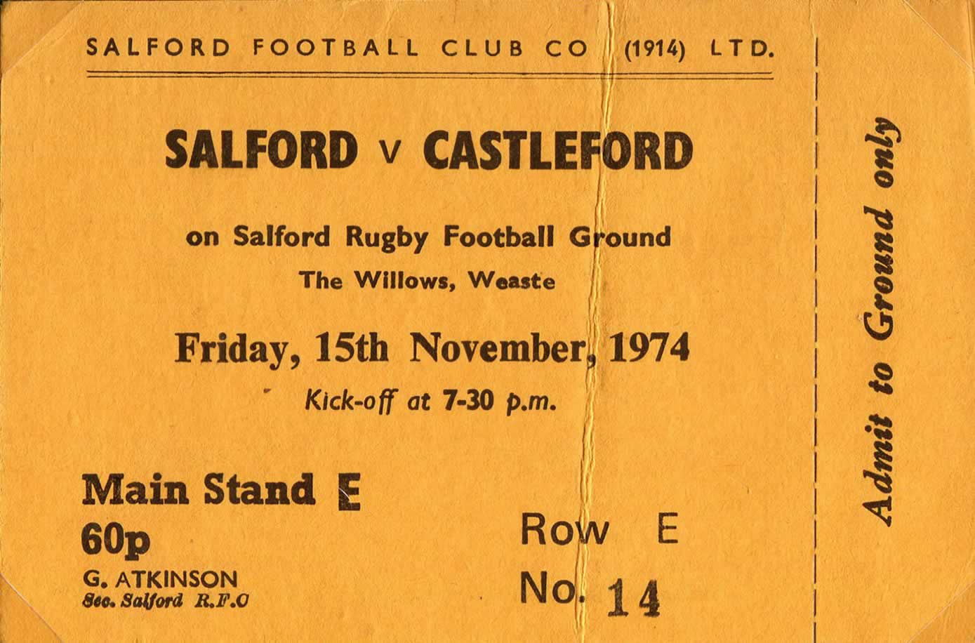 1974/75 memorabilia