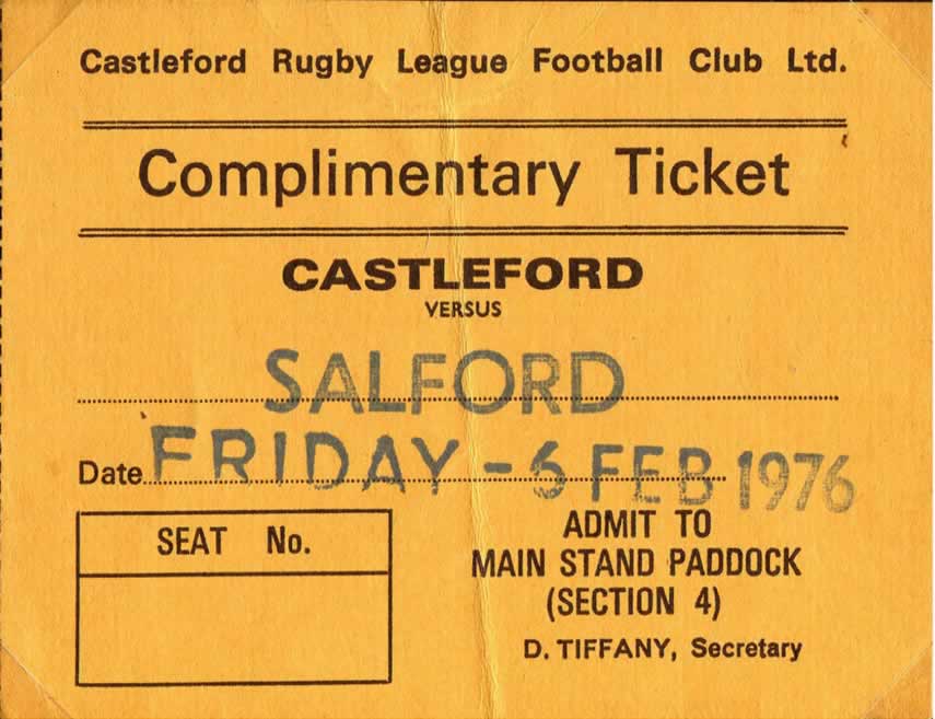 1975/76 memorabilia