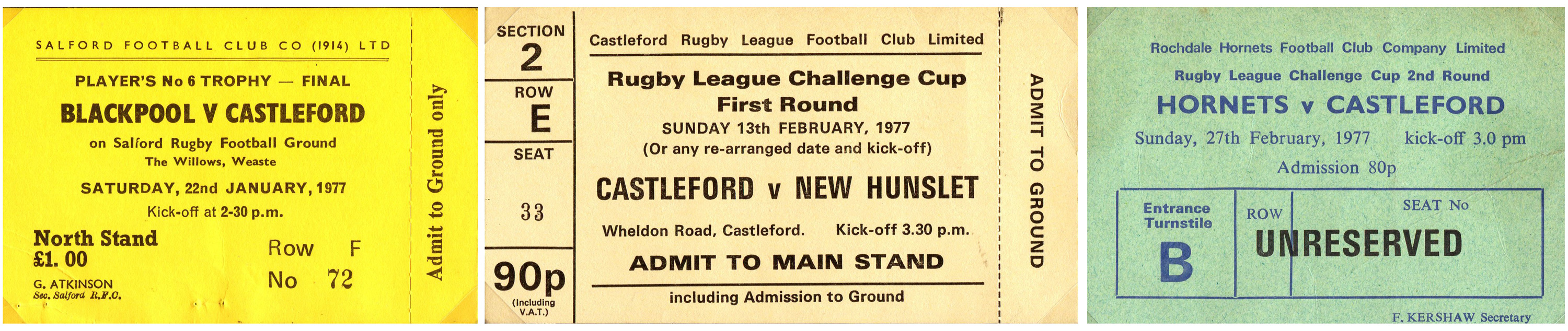 1976/77 memorabilia