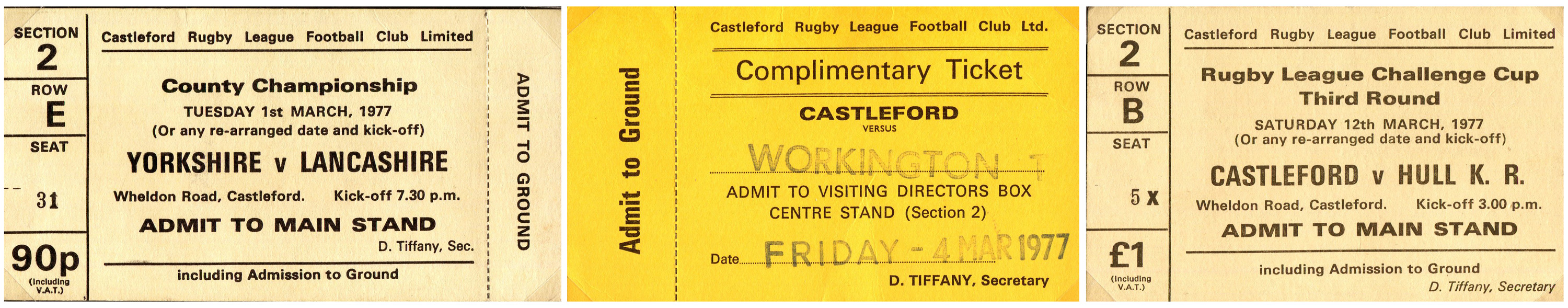 1976/77 memorabilia