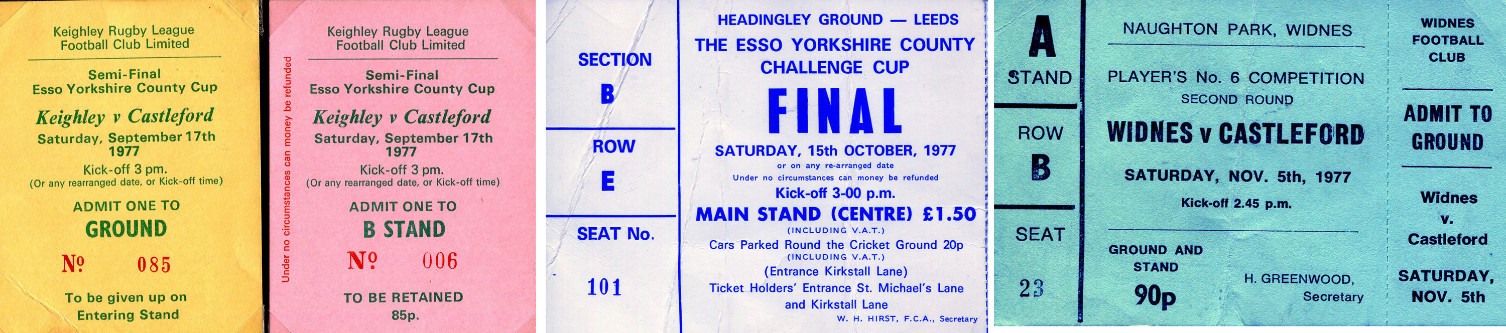 1977/78 memorabilia