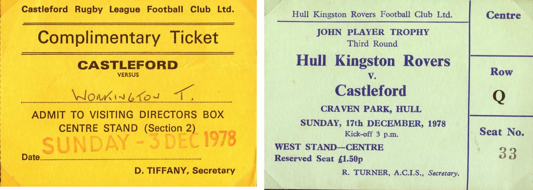 1978/79 memorabilia