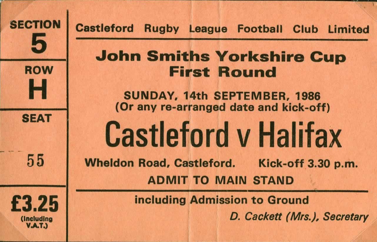 1986/87 memorabilia