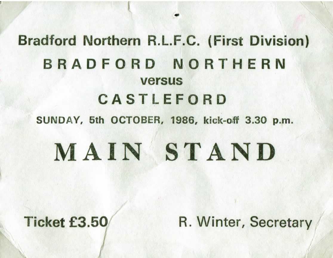 1986/87 memorabilia