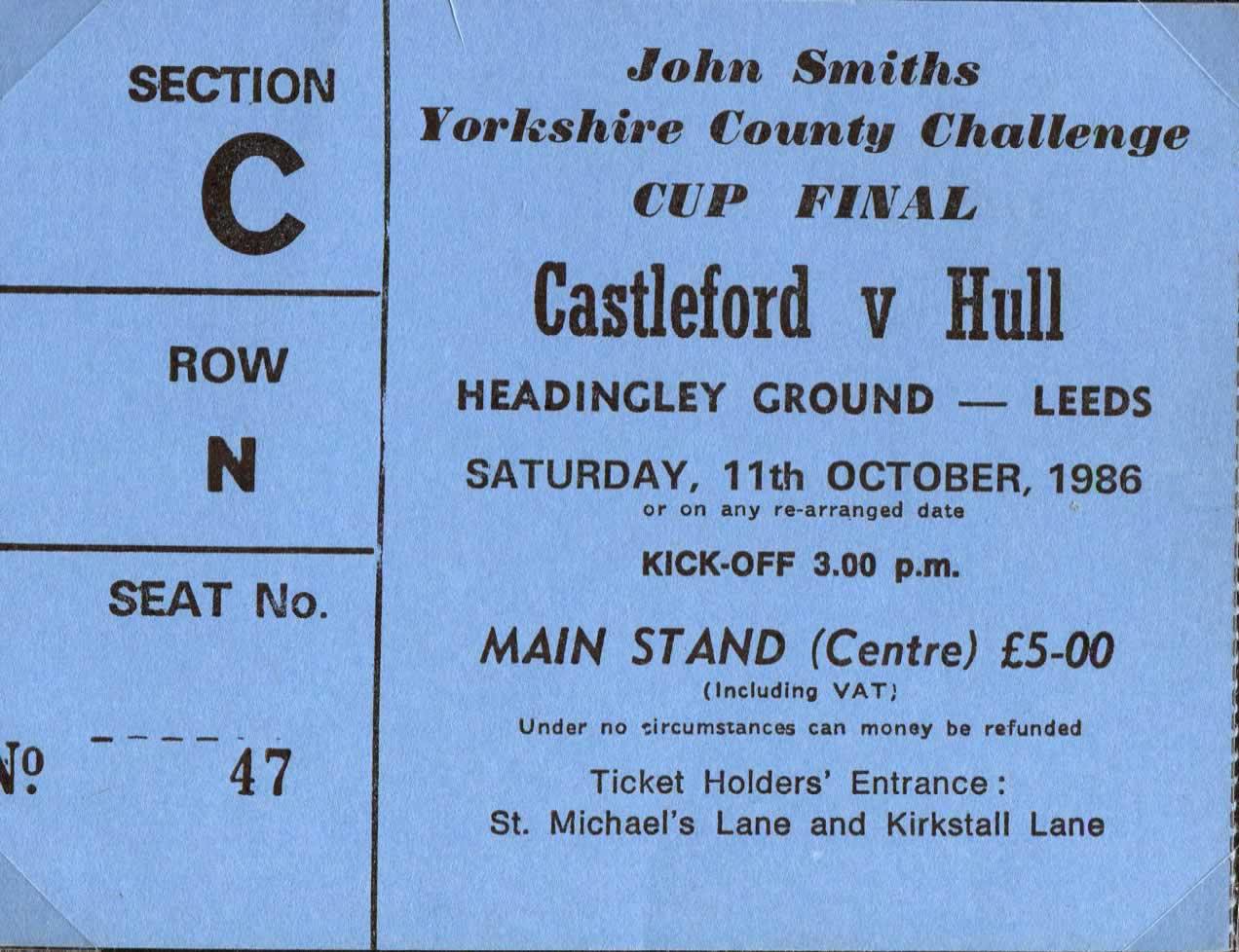 1986/87 memorabilia