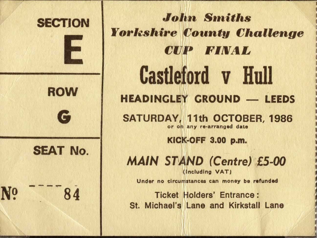 1986/87 memorabilia