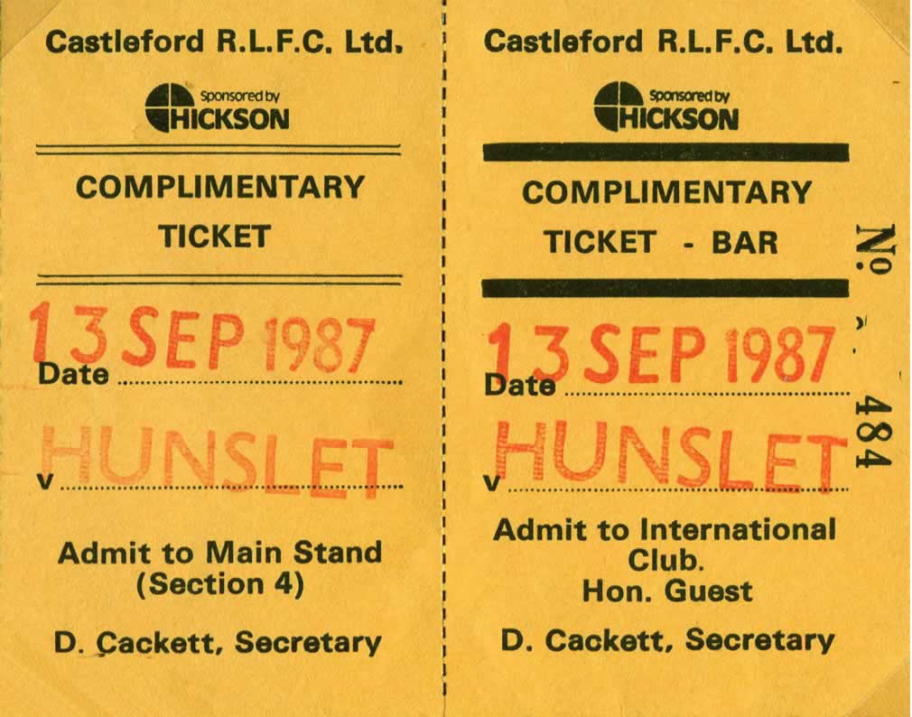 1987/88 memorabilia