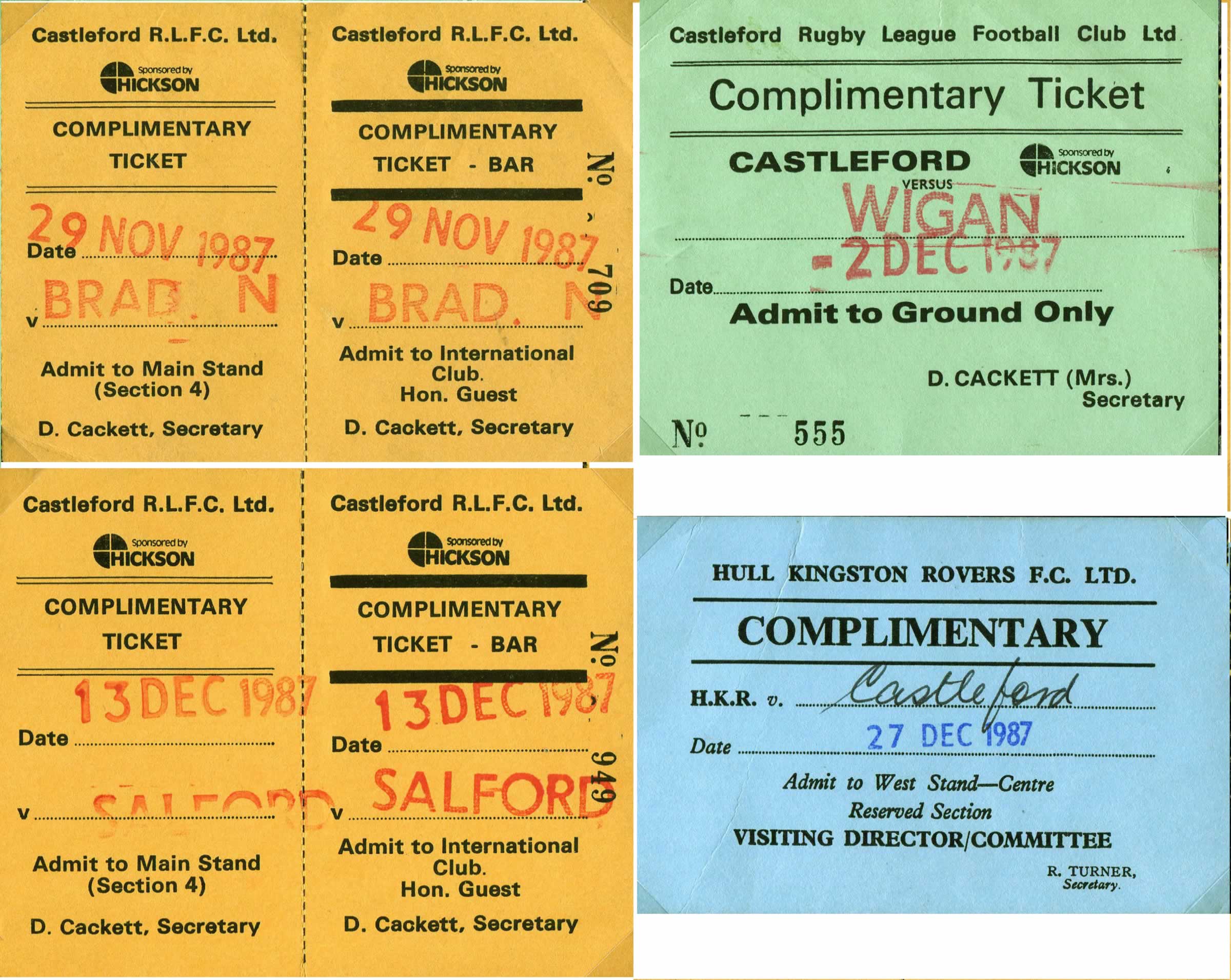 1987/88 memorabilia