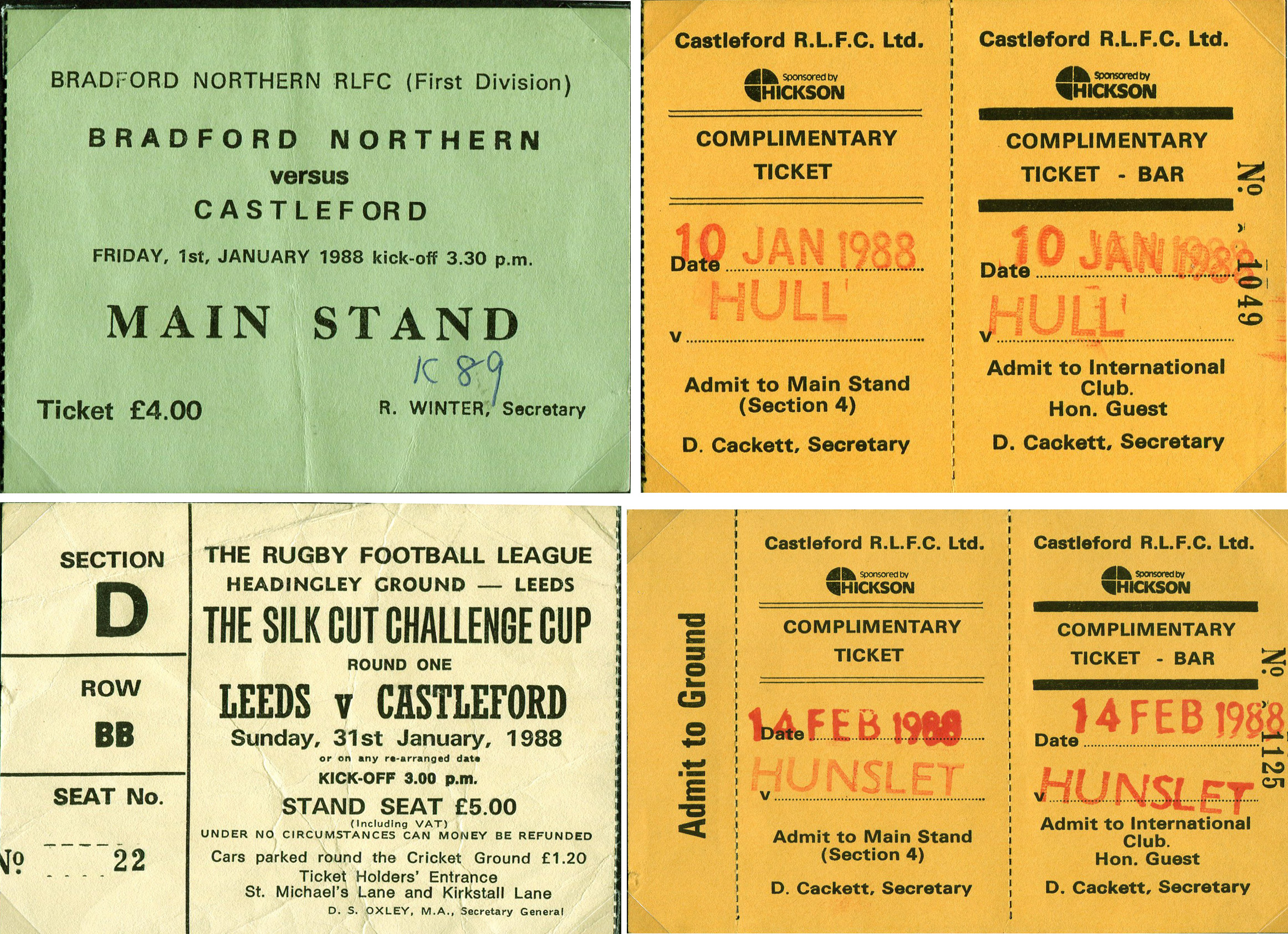 1987/88 memorabilia