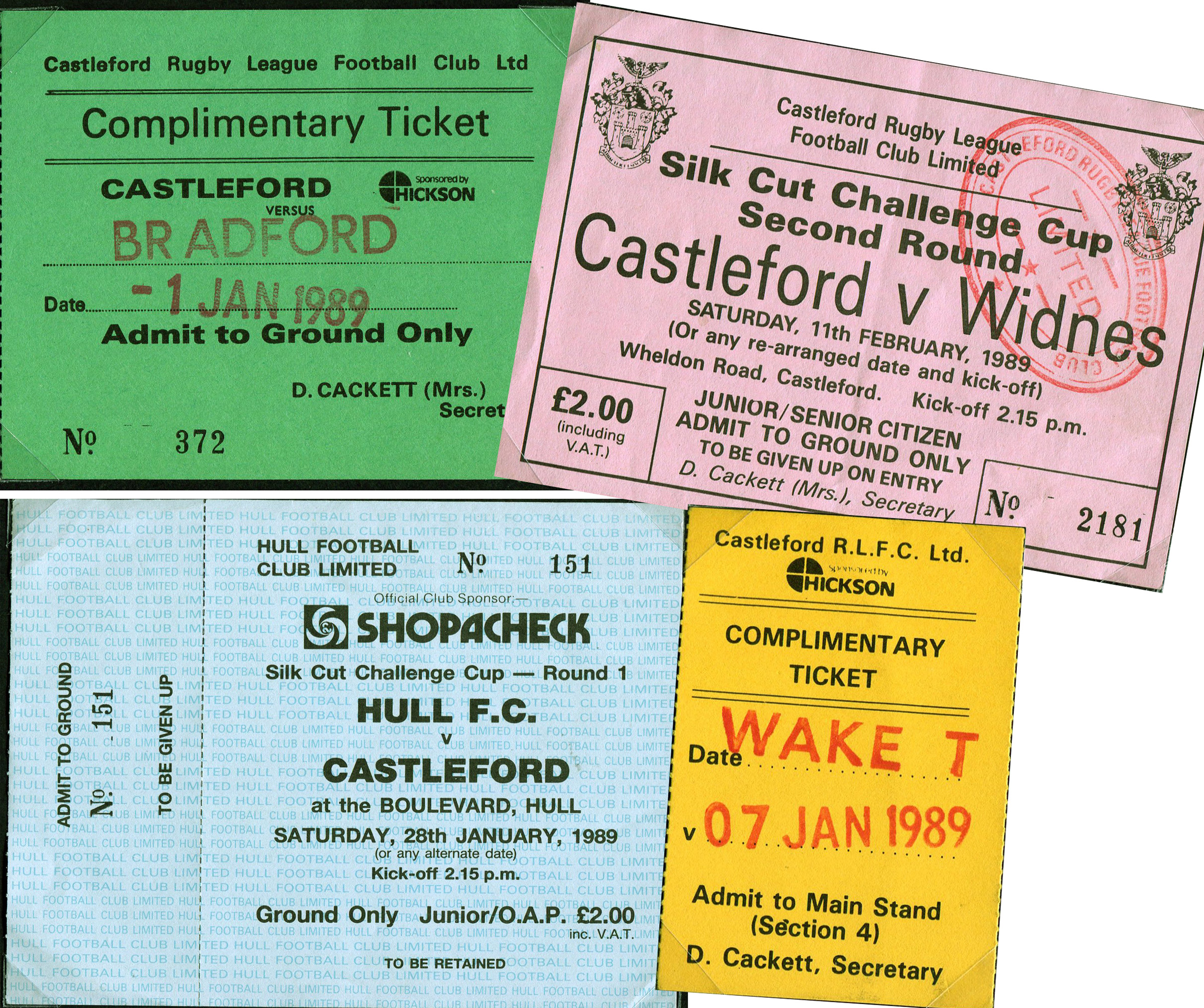 1988/89 memorabilia