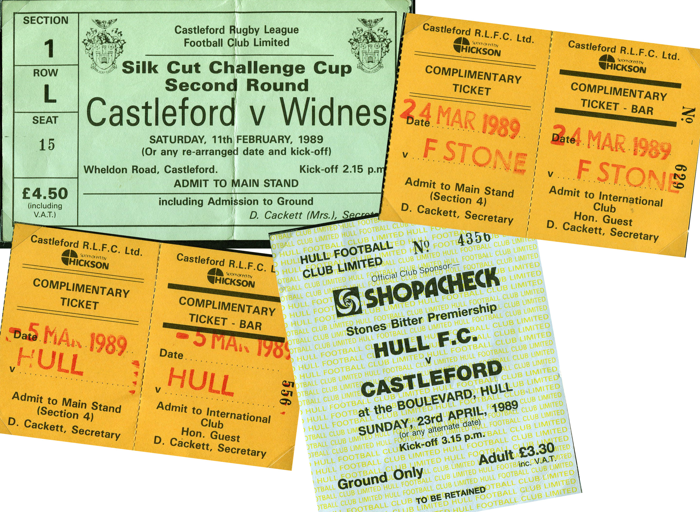 1988/89 memorabilia