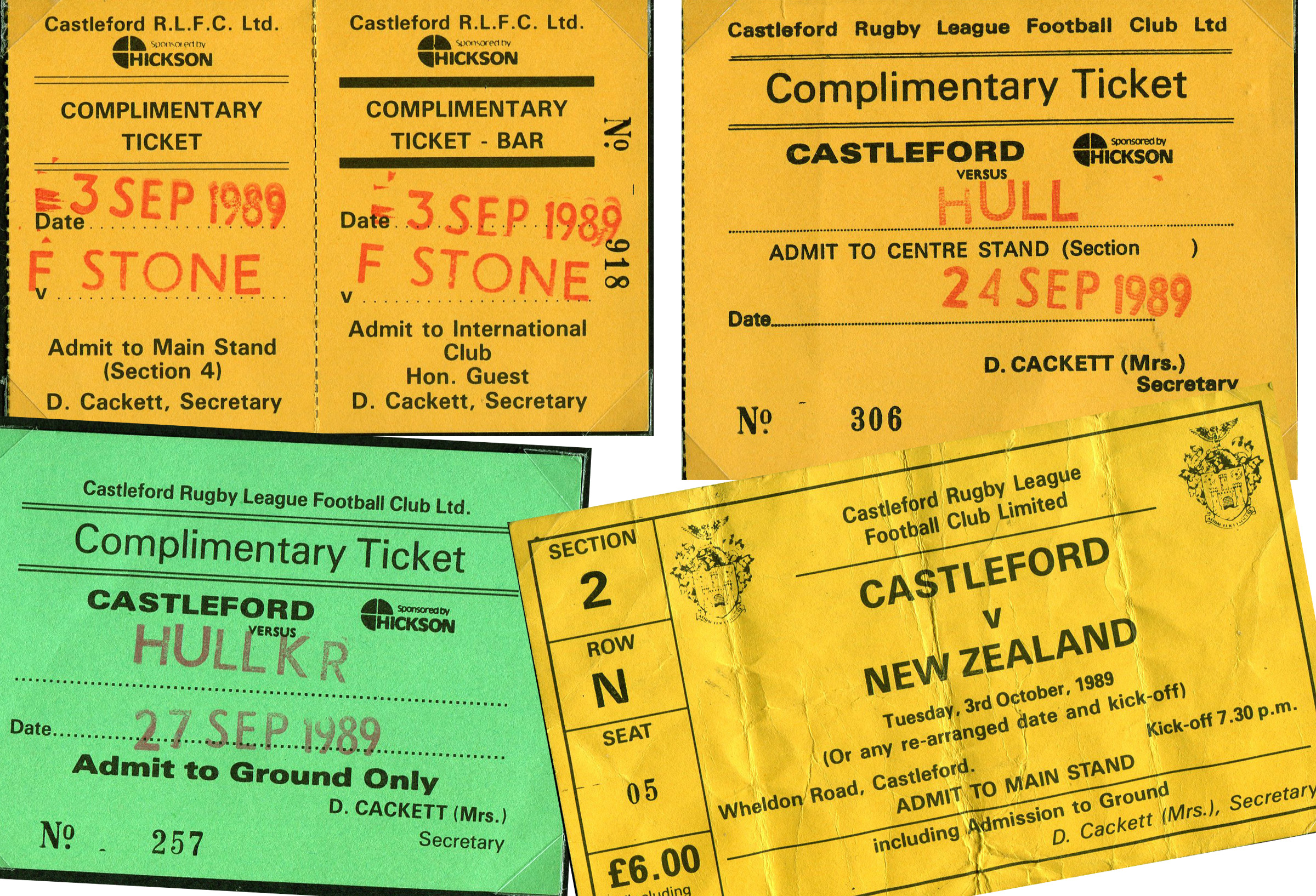 1989/90 memorabilia