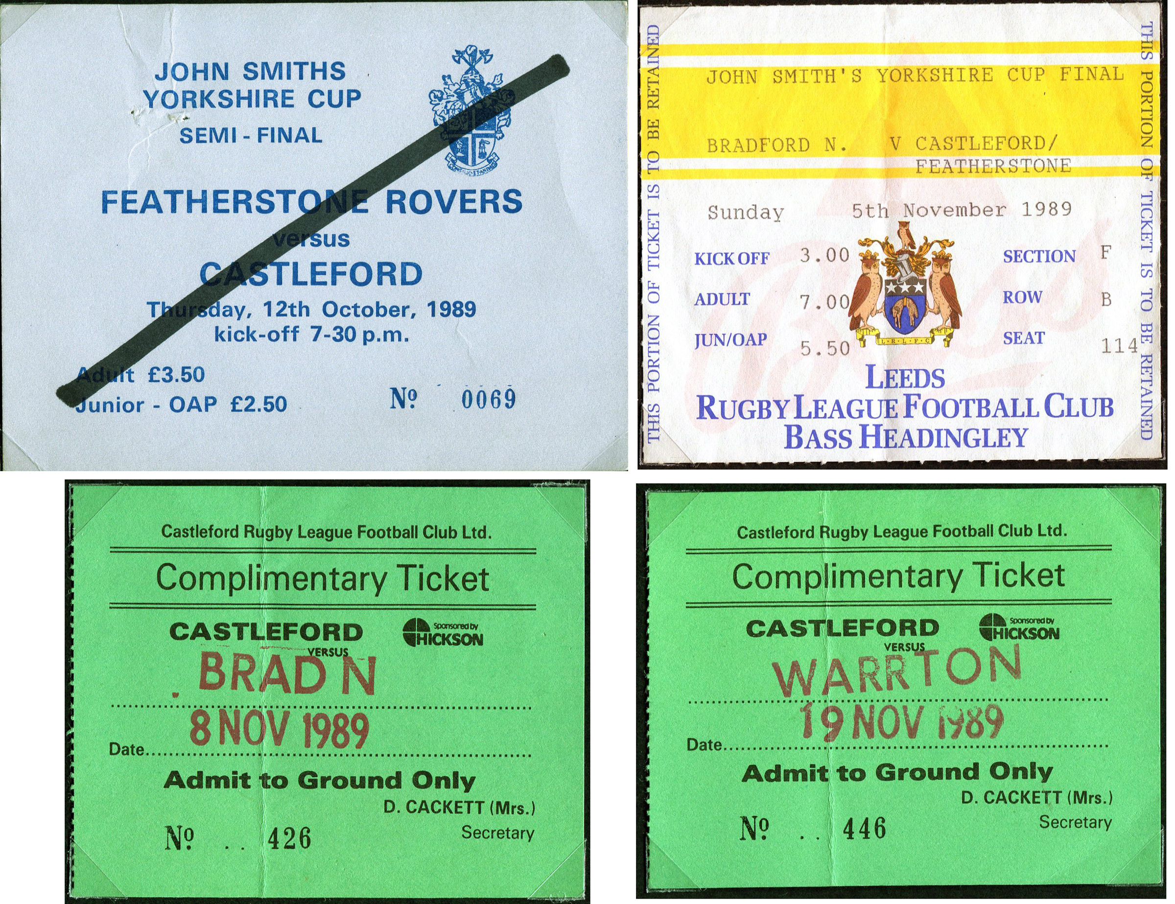 1989/90 memorabilia