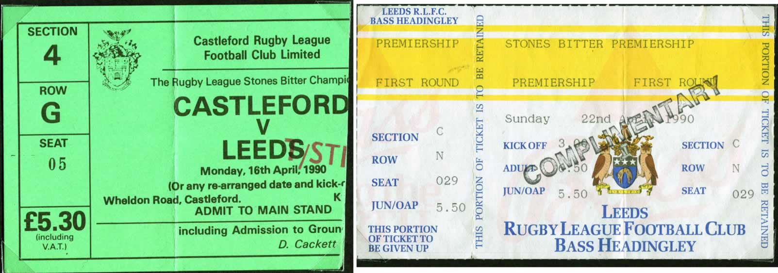 1989/90 memorabilia