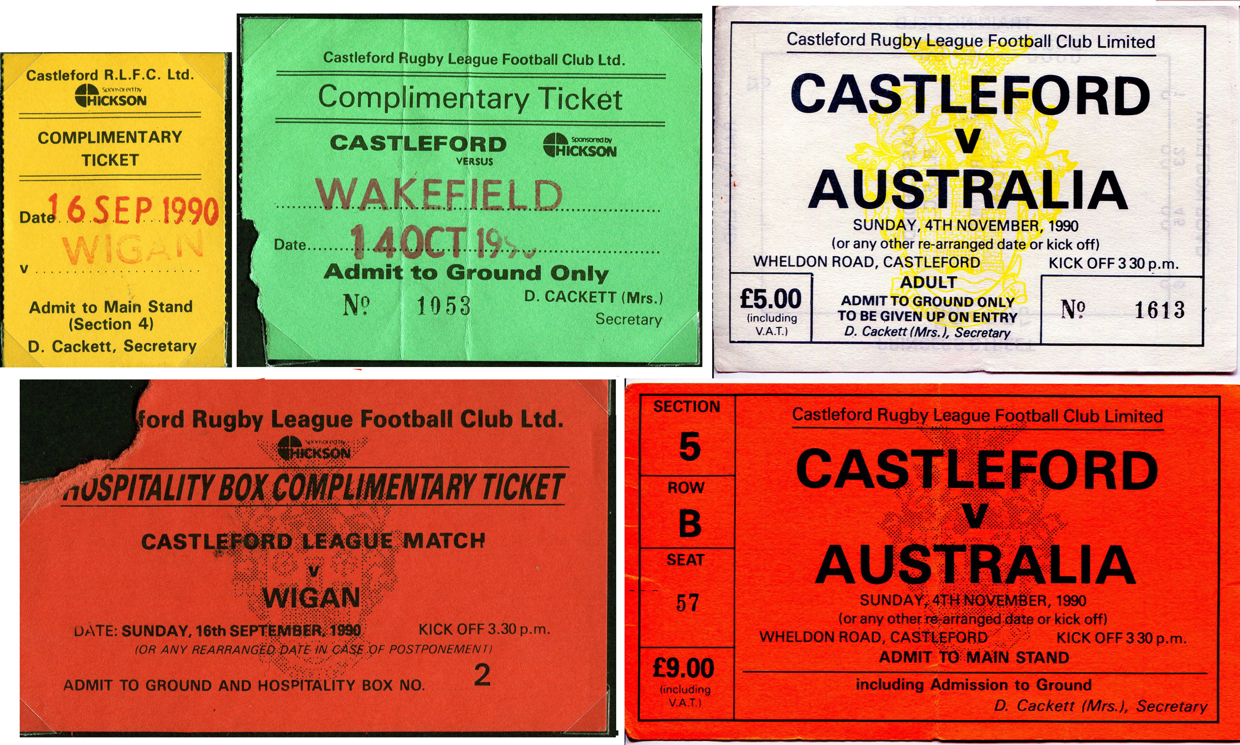 1990/91 memorabilia