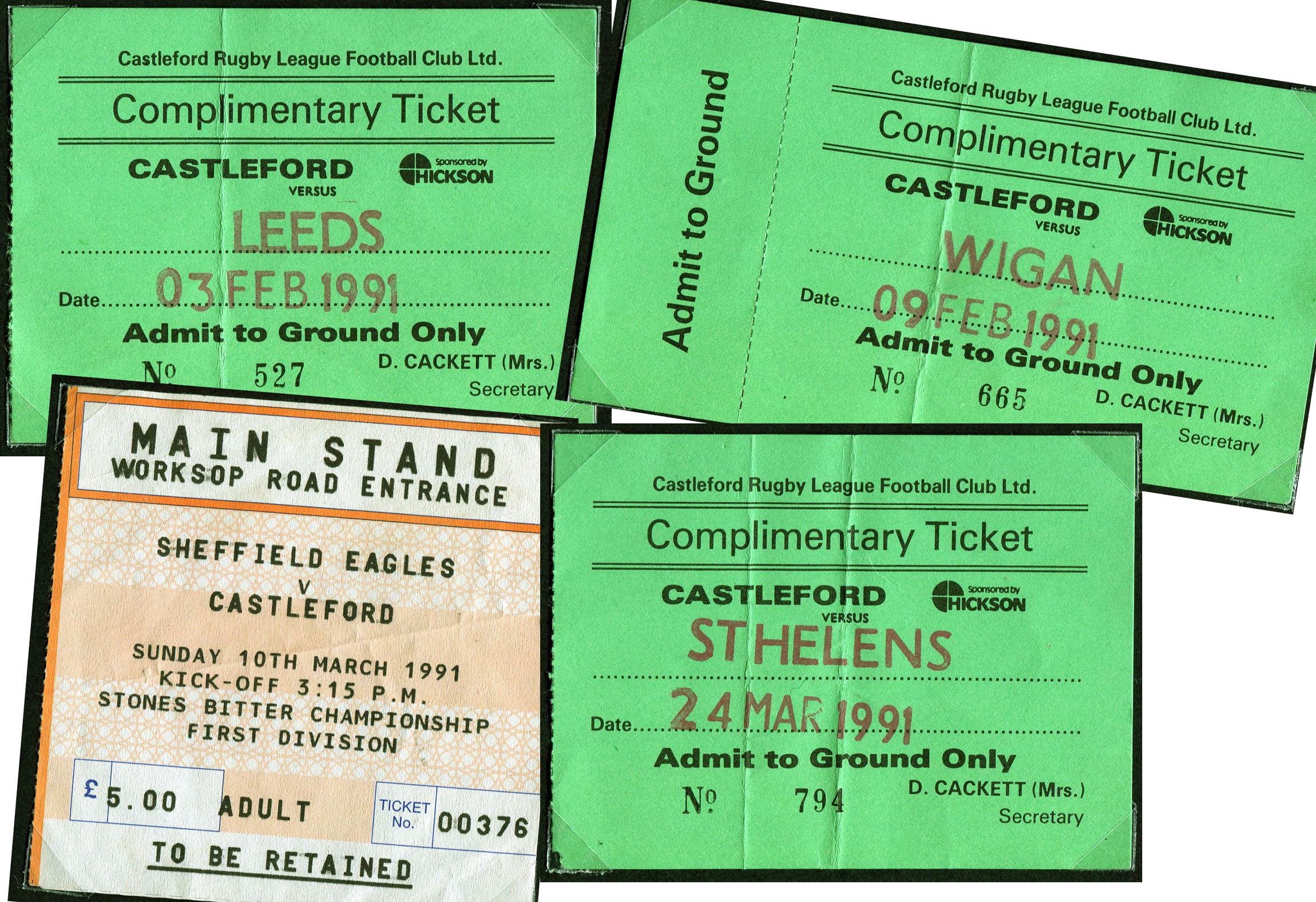 1990/91 memorabilia