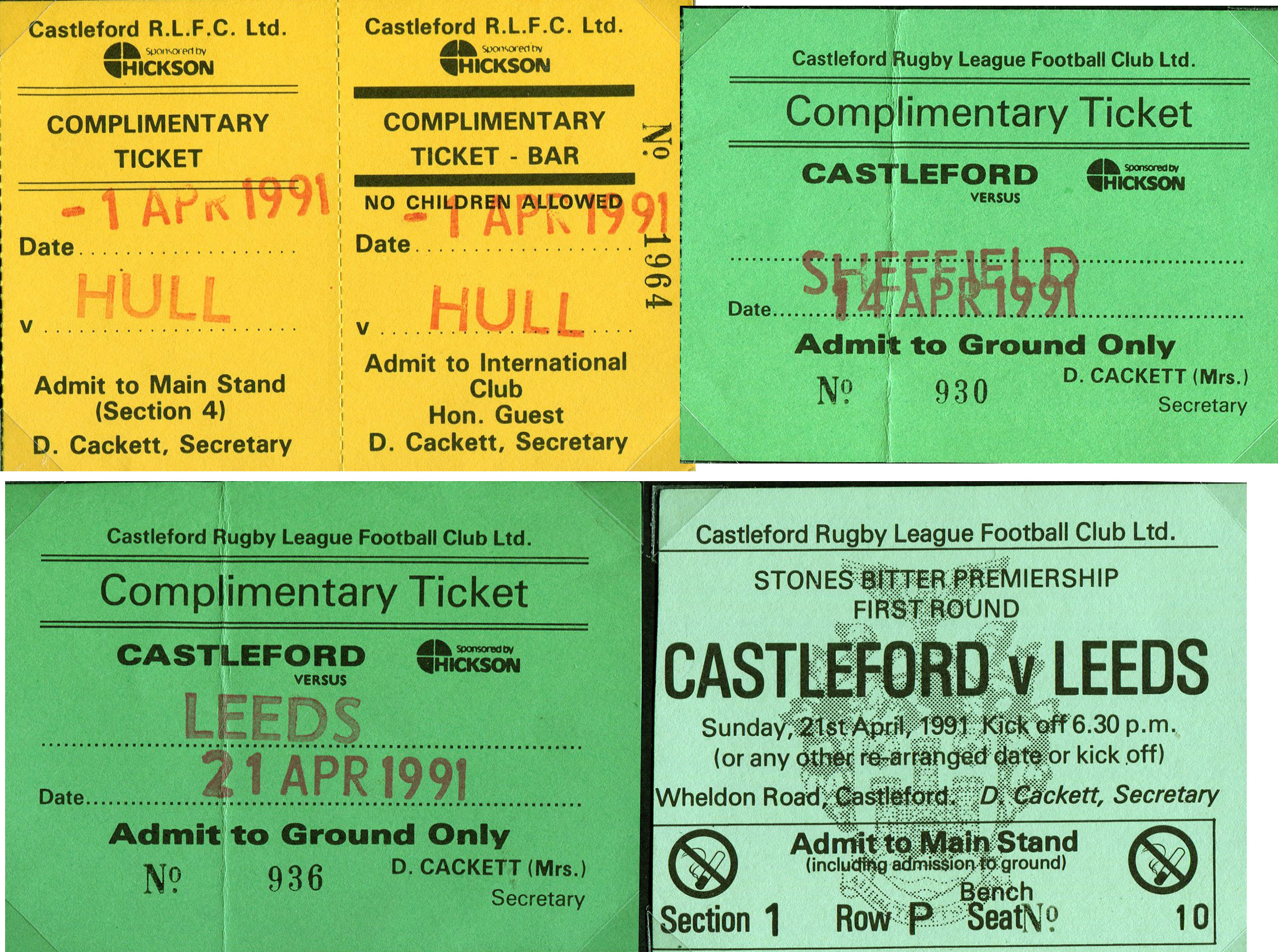 1990/91 memorabilia
