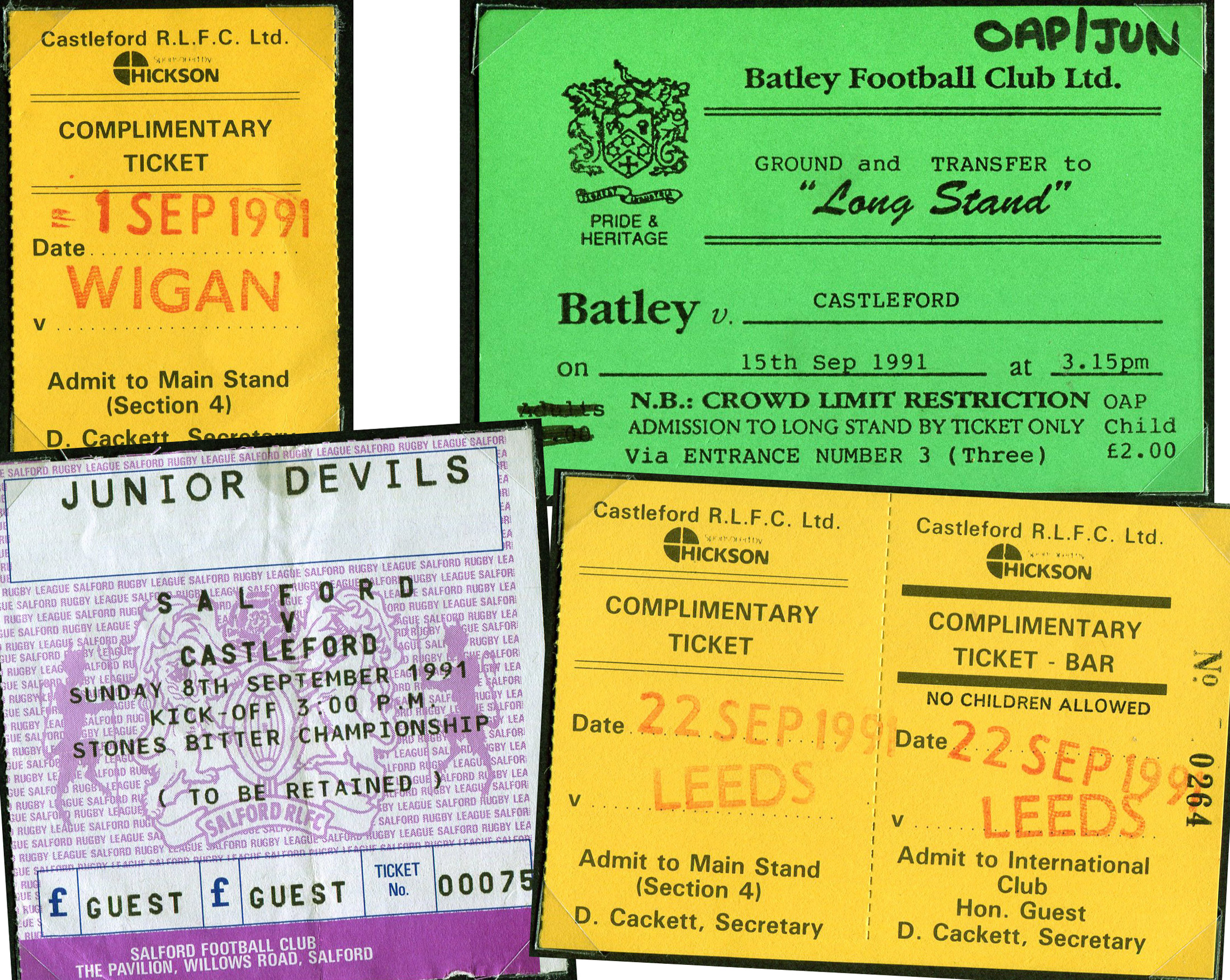 1991/92 memorabilia