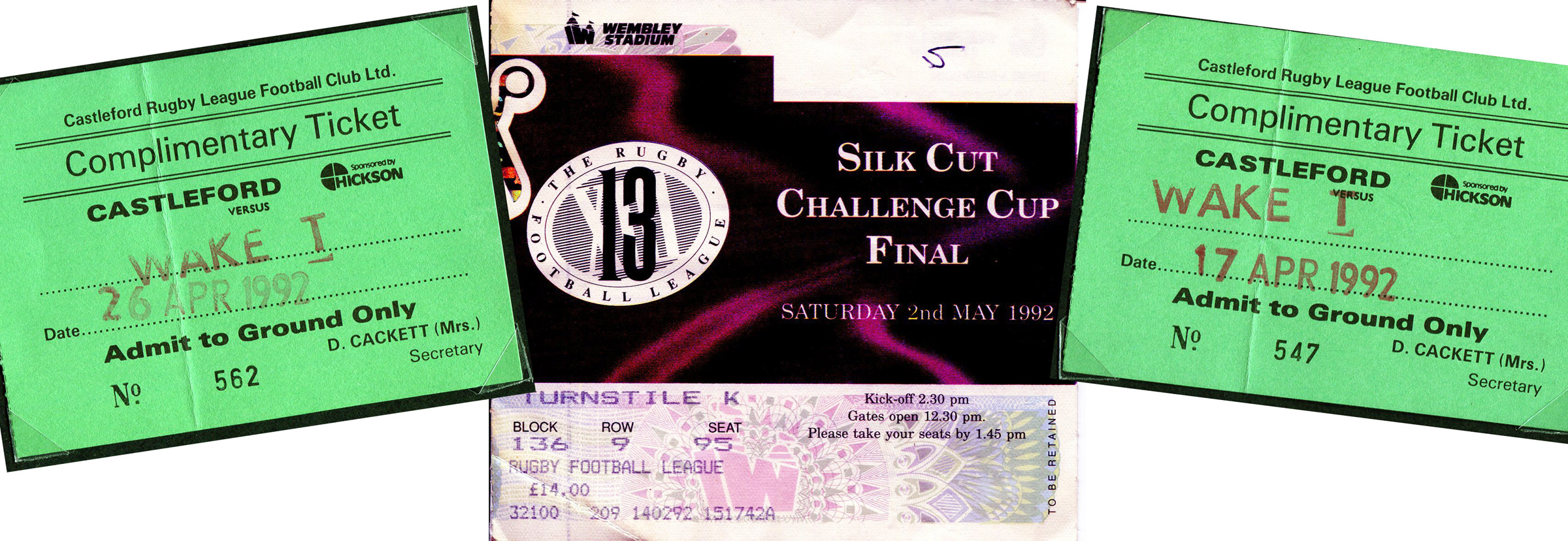 1991/92 memorabilia