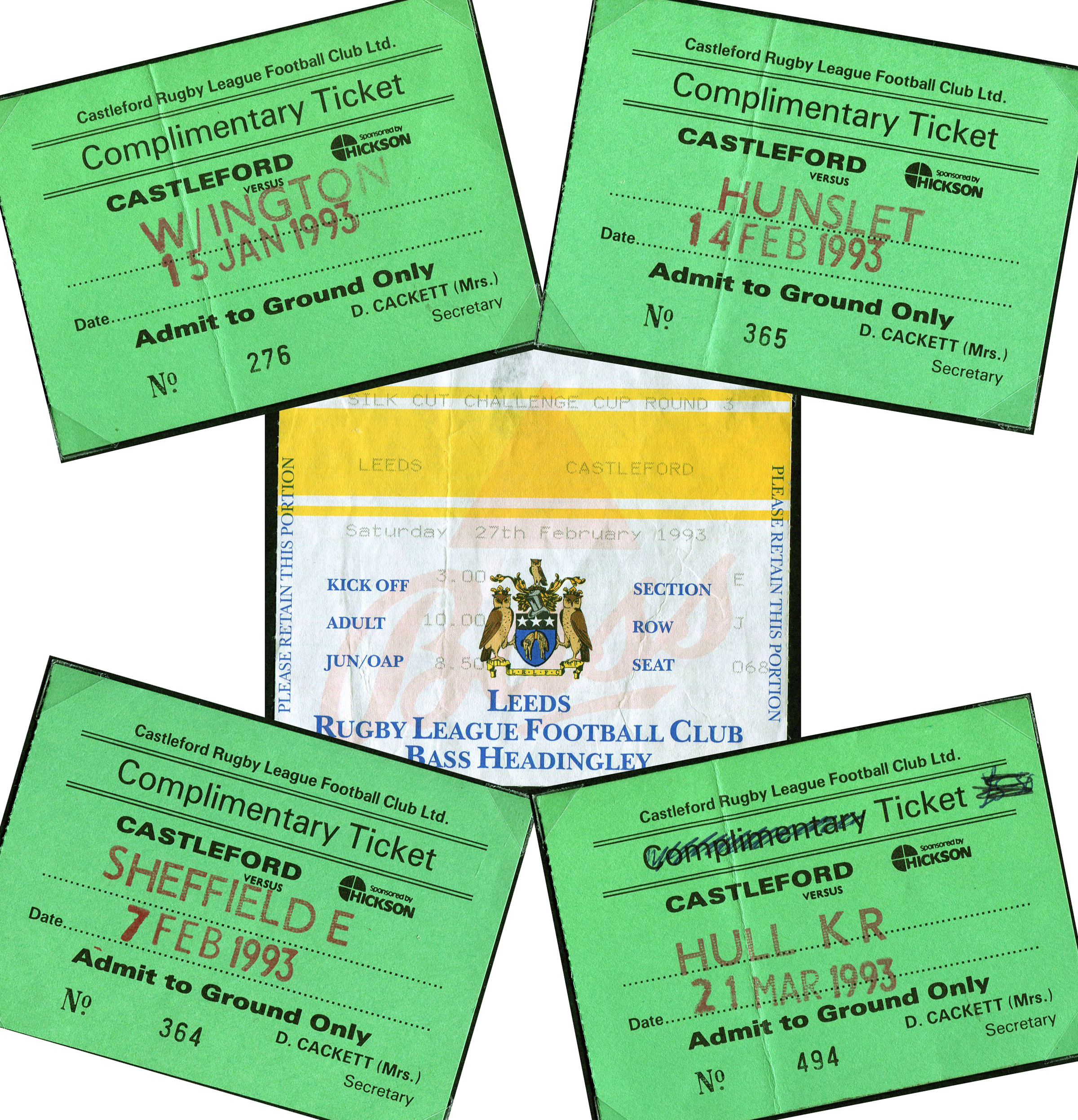 1992/93 memorabilia
