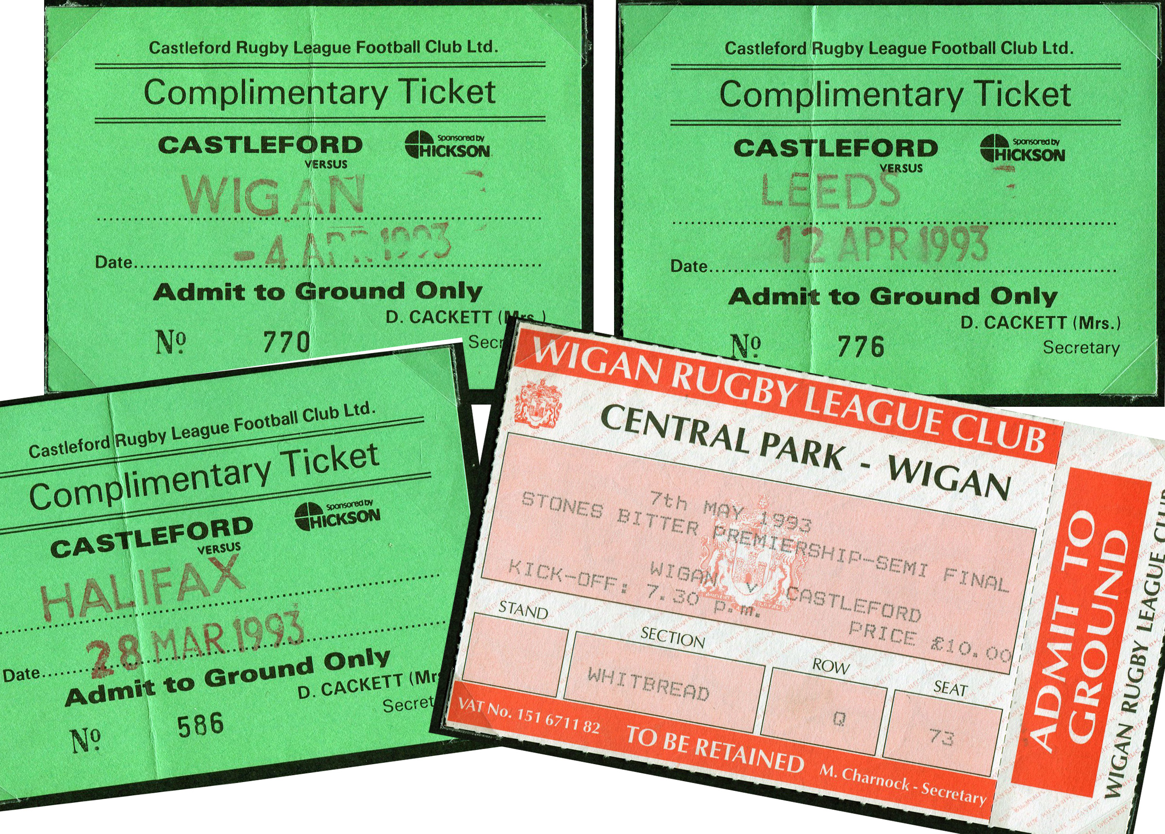 1992/93 memorabilia