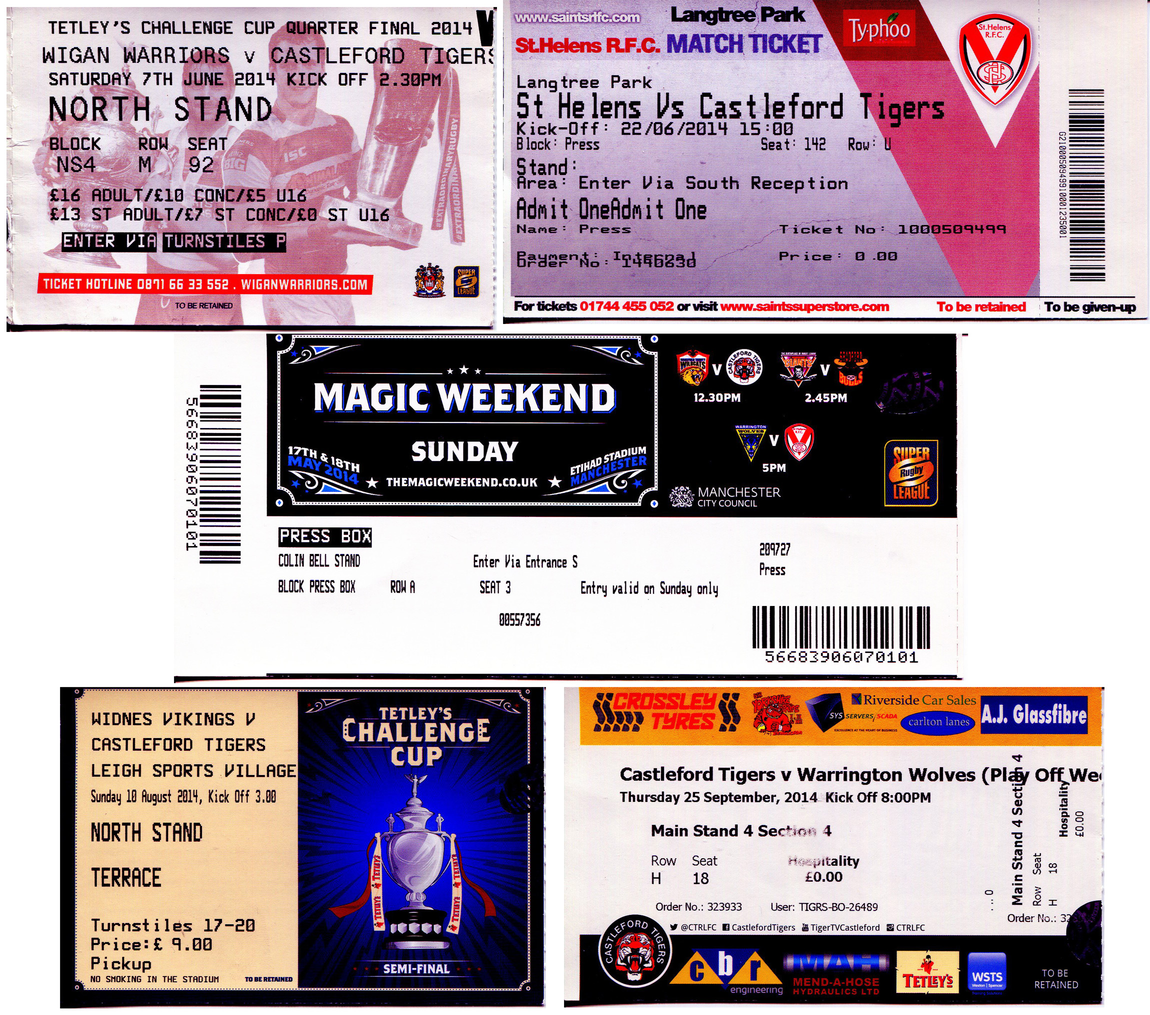 2014 memorabilia