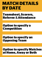 Matches within a specific Date Range